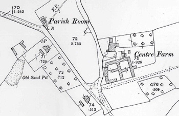 1901 map showing Parish Room